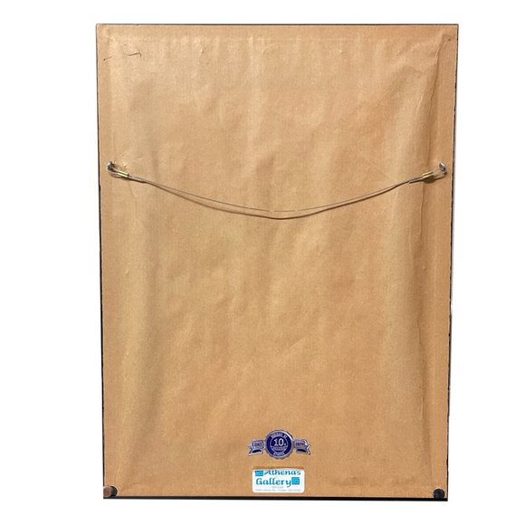 P. Buckley Moss Amish Boy Black Cats Signed Numbered Matted Framed 1991 - Picture 2 of 5